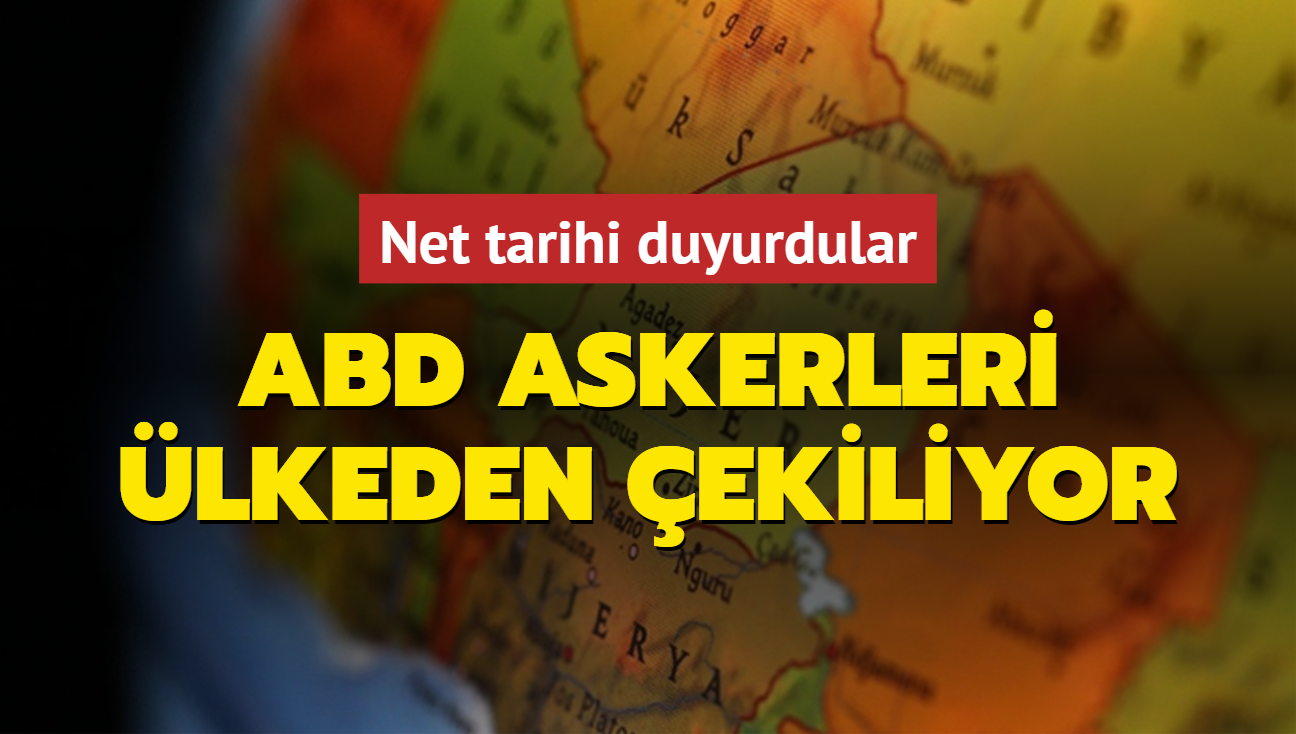 Net tarihi duyurdular: ABD askerleri lkeden ekiliyor