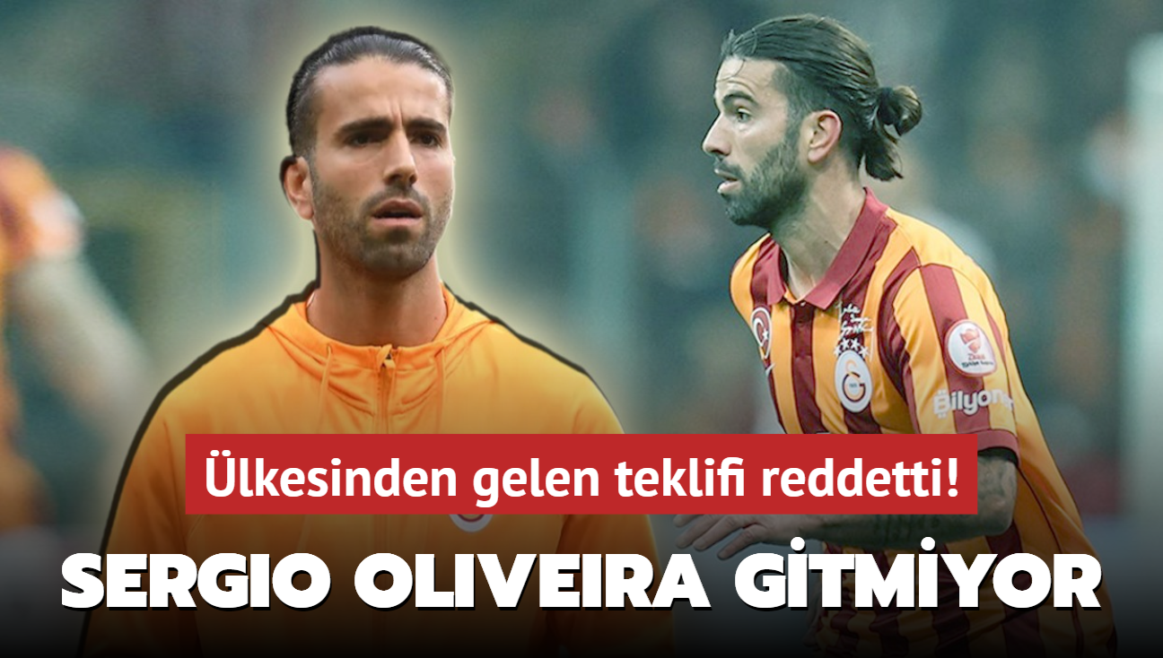 lkesinden gelen teklifi reddetti! Sergio Oliveira gitmiyor