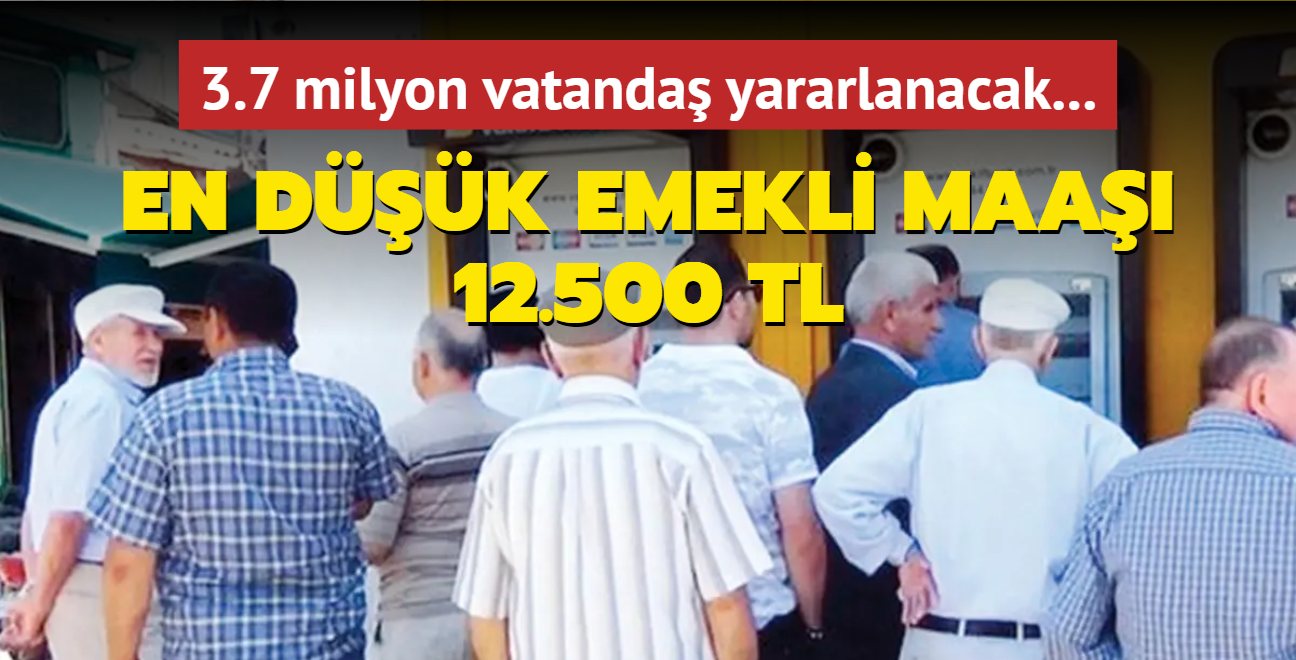 En dk emekli maa 12.500 TL