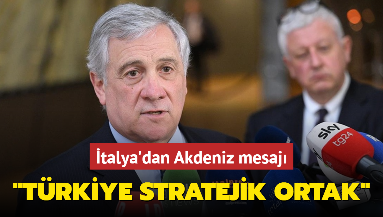 talya'dan Akdeniz mesaj: Trkiye stratejik bir ortak