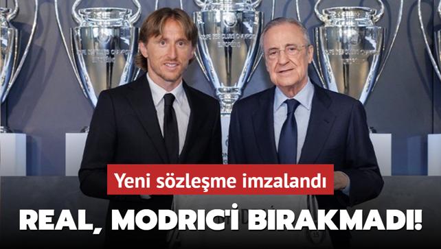 Real Madrid, Modric'i brakmad! Yeni szleme imzaland