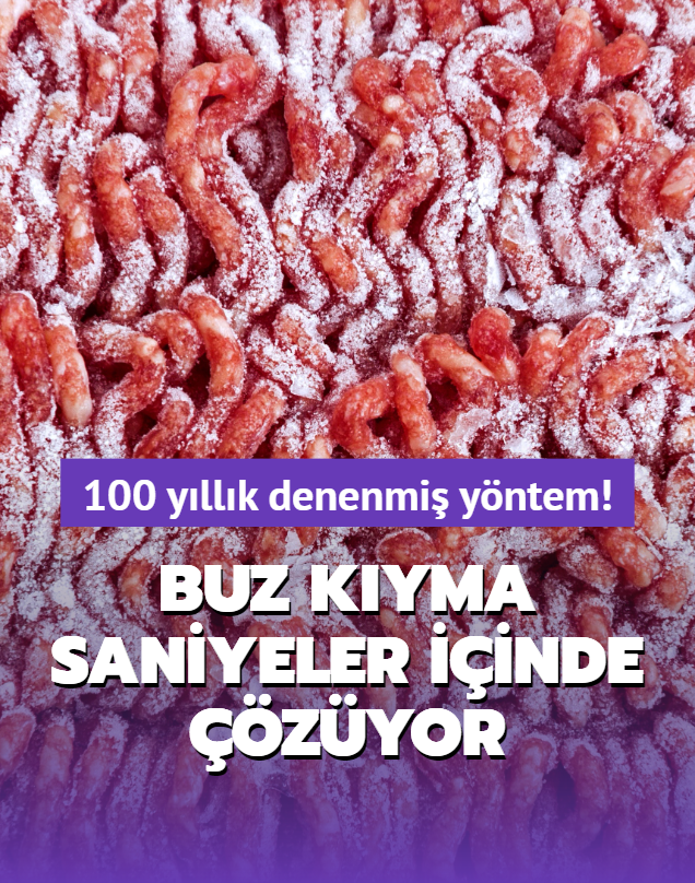 Ev hanmlarnn 100 yllk denenmi yntemi! Ta gibi buz kymay saniyeler iinde zyor