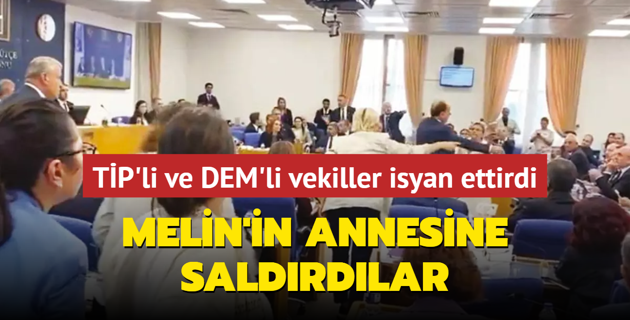 Melin'in annesine saldrdlar