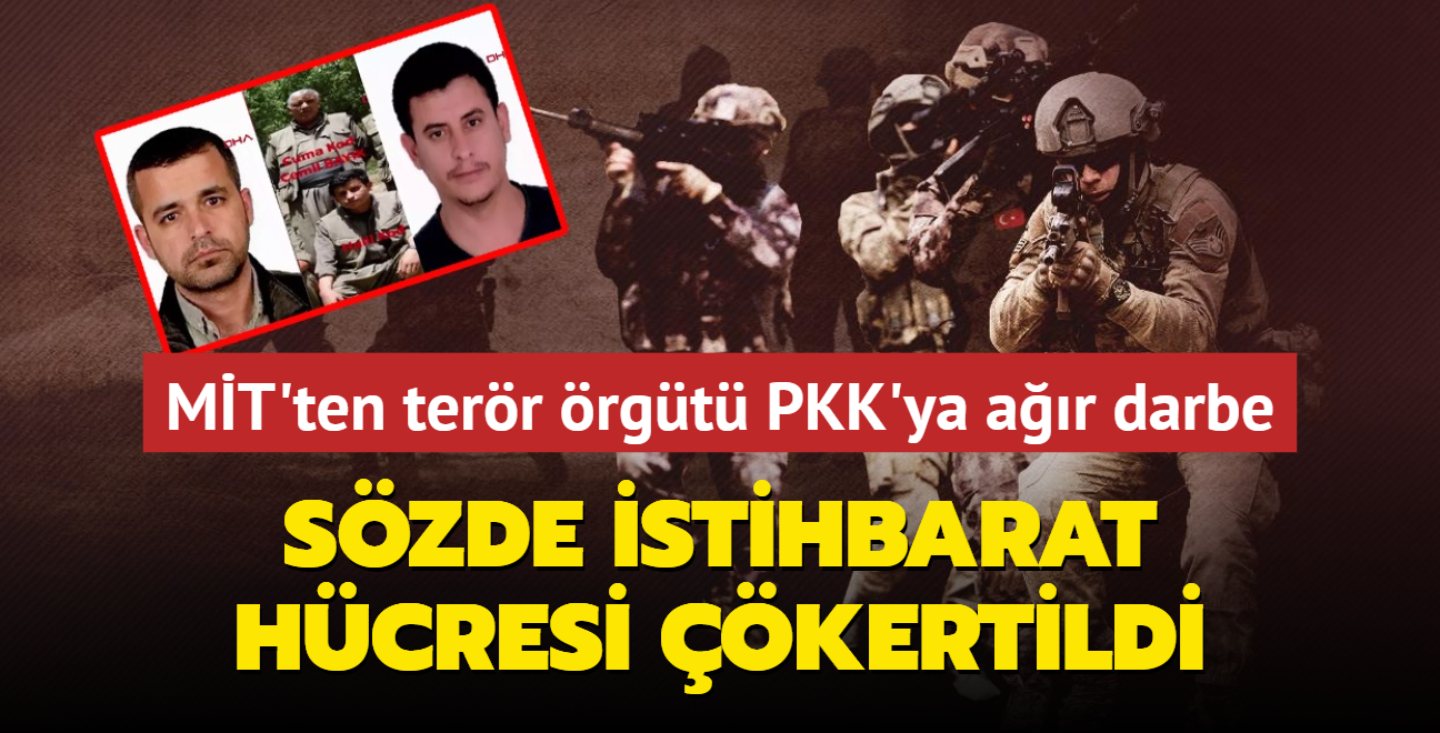 MT'ten terr rgt PKK'ya ar darbe... Szde istihbarat hcresi kertildi