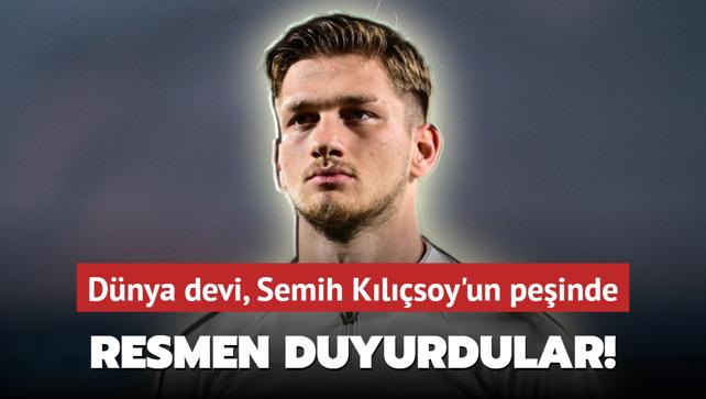 Resmen duyurdular! Dnya devi, Semih Klsoy'un peinde