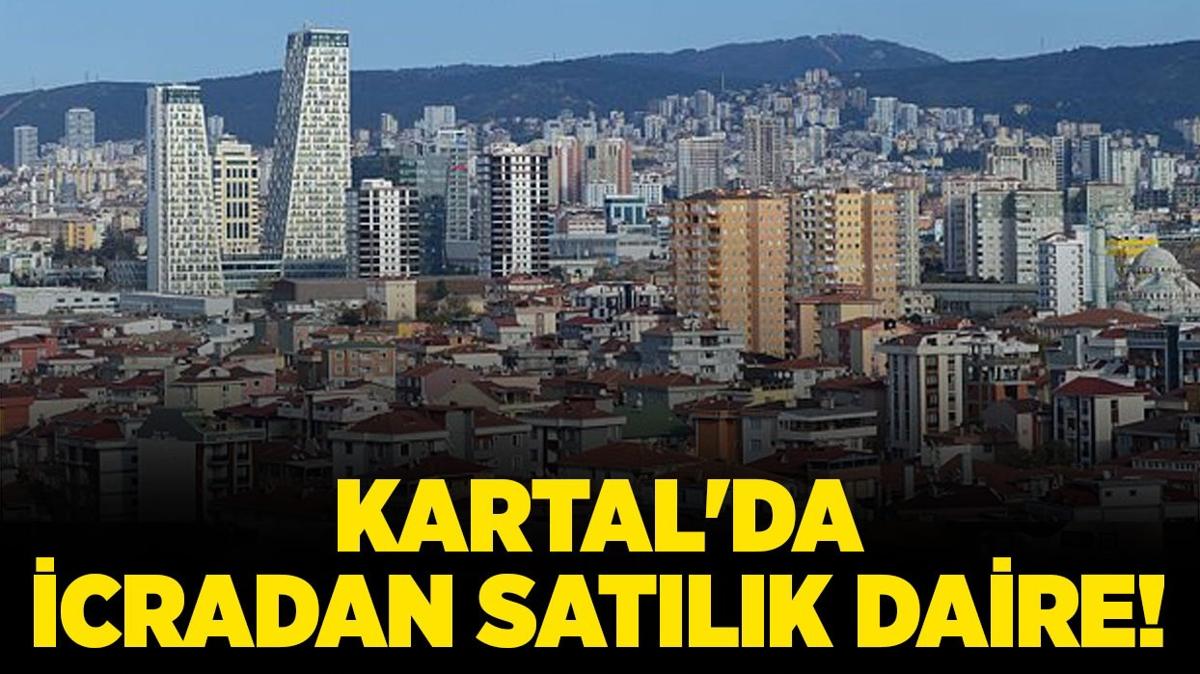 Kartal'da icradan satlk daire!