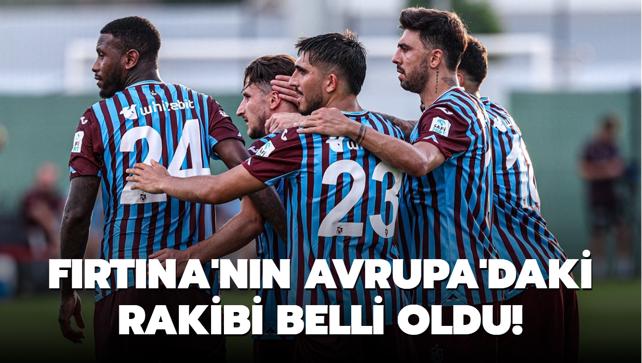 Trabzonspor'un Avrupa Ligi'ndeki rakibi belli oldu!