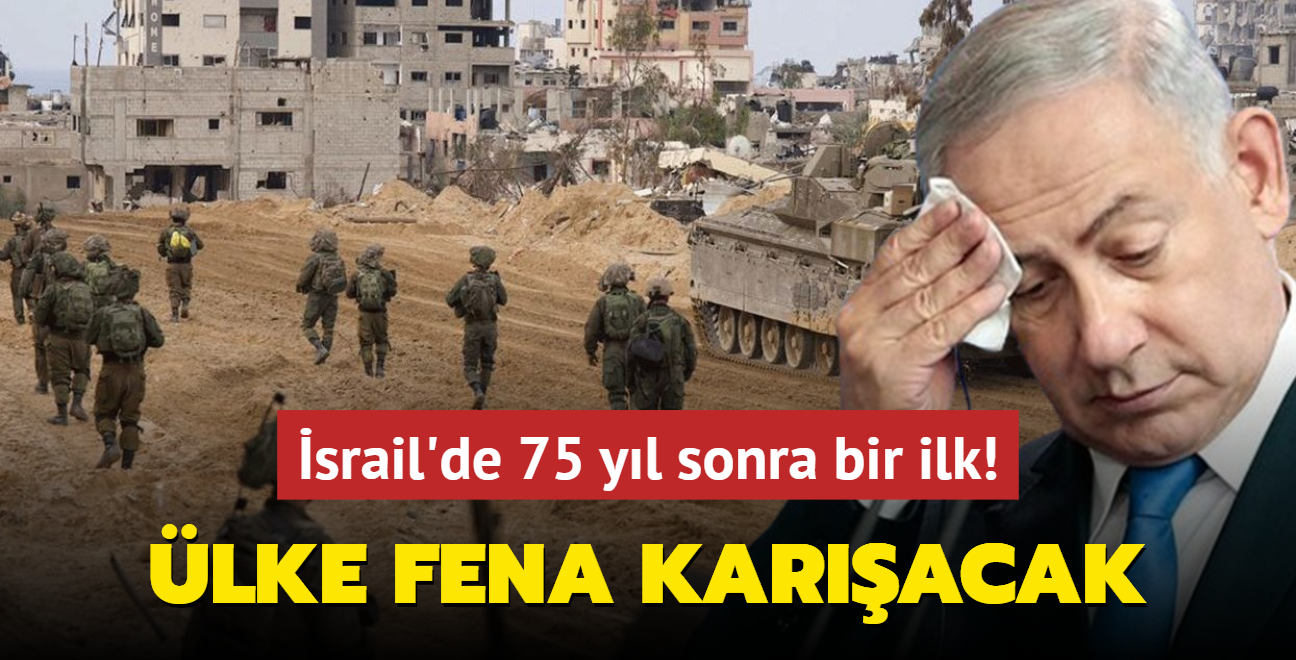 srail'de 75 yl sonra bir ilk! lke fena karacak