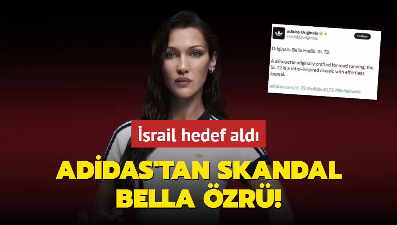 Adidas'tan skandal 'Bella Hadid' zr!