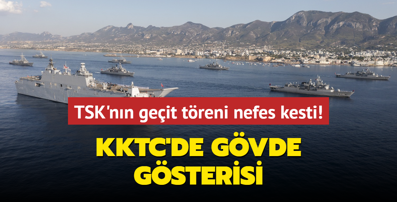 KKTC'de gvde gsterisi... Kbrs Bar Harekat'nn 50. ylna zel tren! 