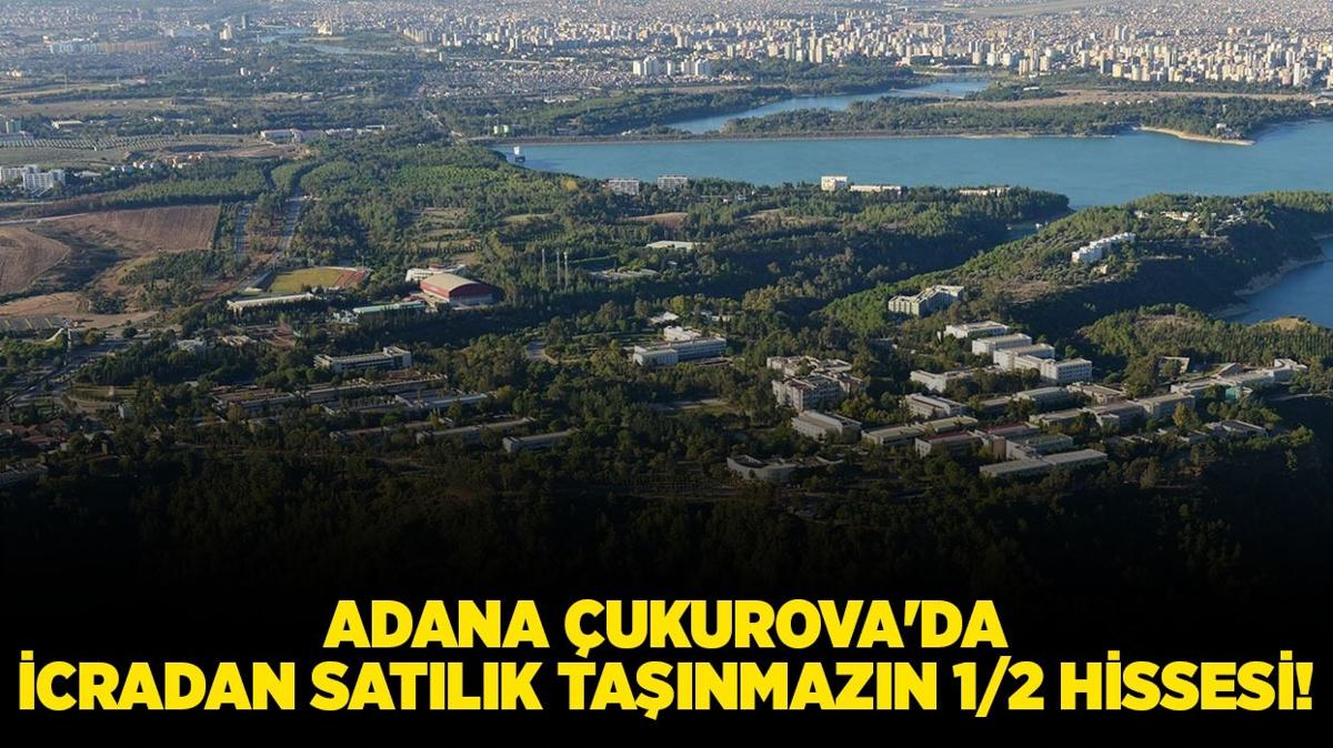 Adana ukurova'da icradan satlk tanmazn 1/2 hissesi!