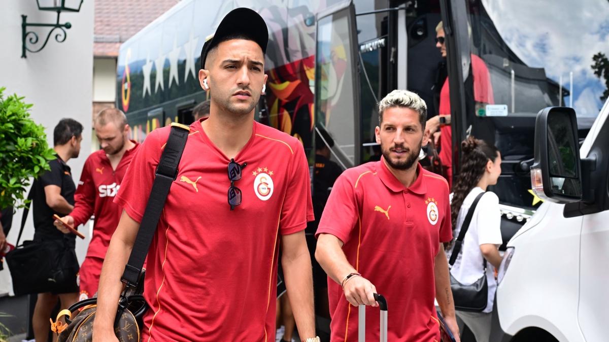 Galatasaray kafilesi, Avusturya kampna geldi