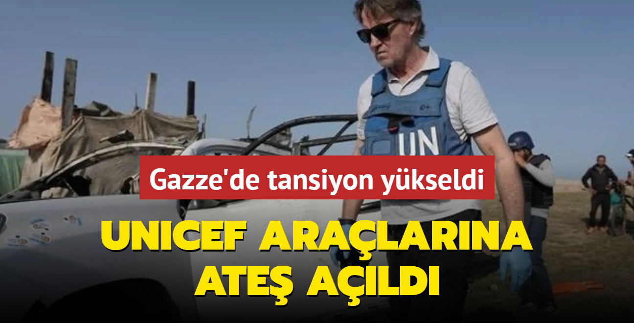 Gazze'de tansiyon ykseldi: UNICEF aralarna ate ald