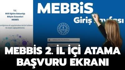 MEBBS 2. il ii bavuru ekran! l ii atama bavuru tarihleri ve klavuzu