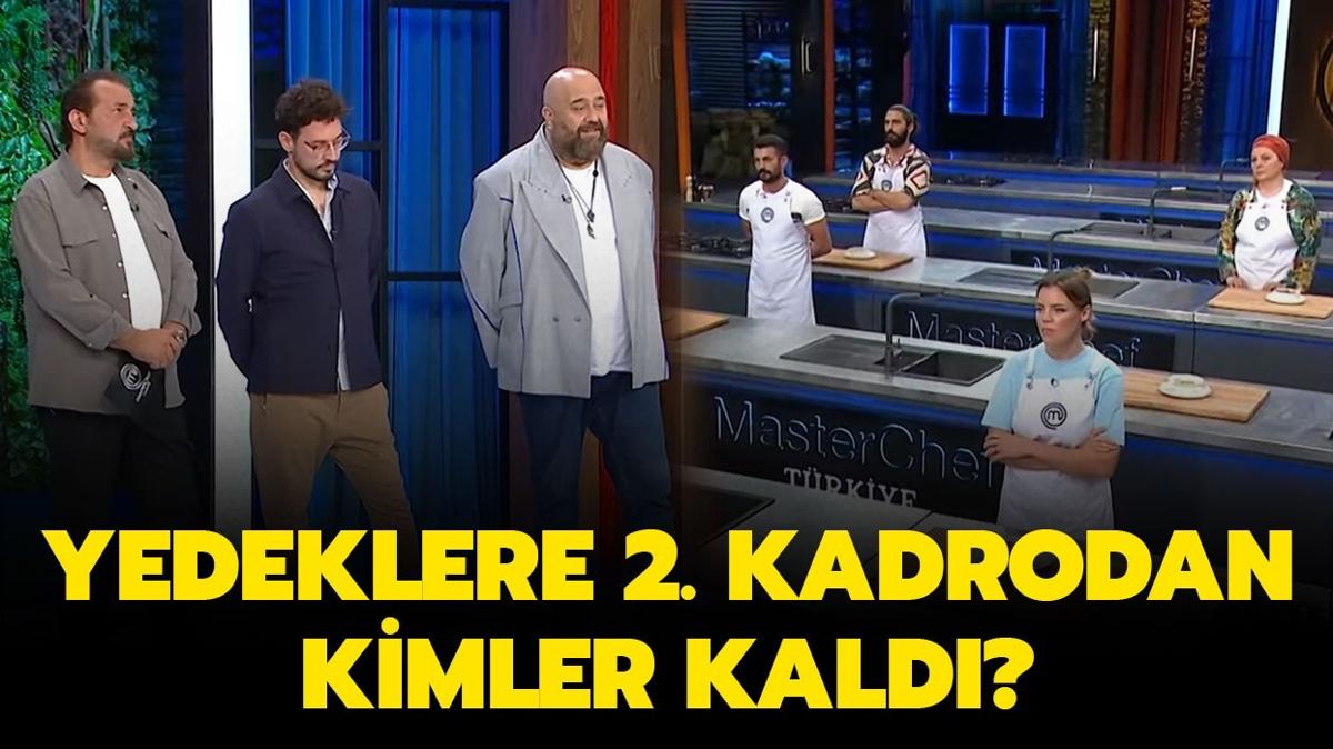 MasterChef 10. yarmac kim oldu" MasterChef 2. gruptan yedeklere kimler kald"