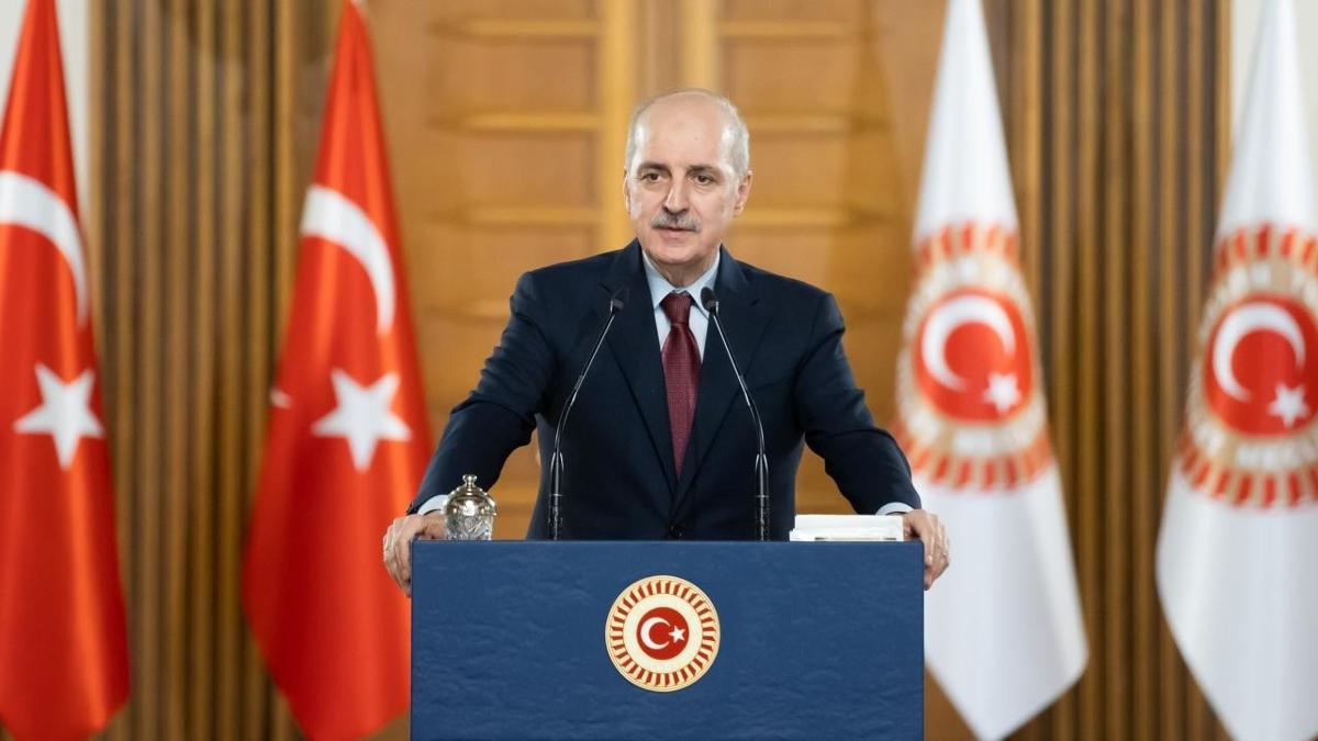 TBMM Bakan Numan Kurtulmu'tan KKTC mesaj