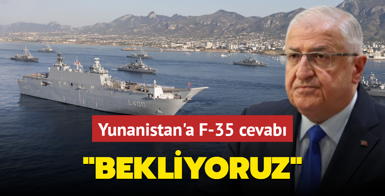 Bakan Gler'den Yunanistan'a F-35 cevab: Turistik gezi iin bekliyoruz