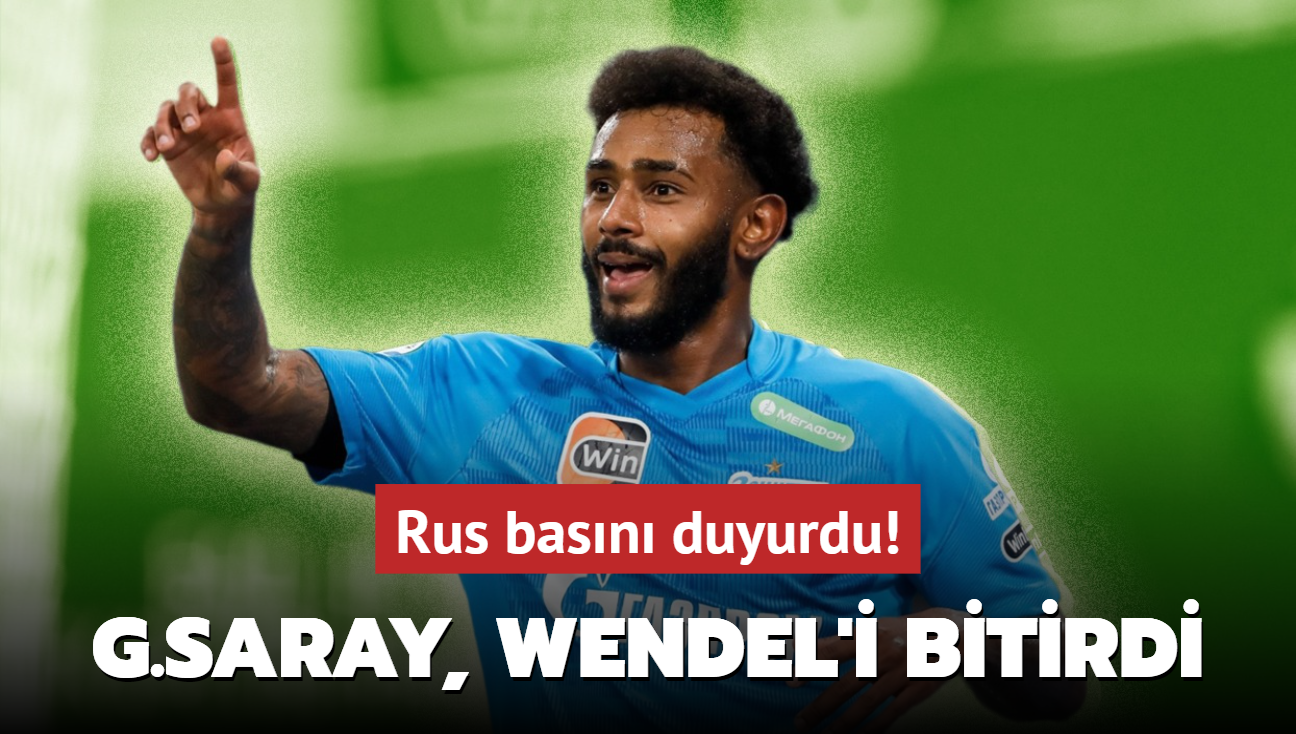 Rus basn duyurdu! Galatasaray, Wendel'i bitirdi