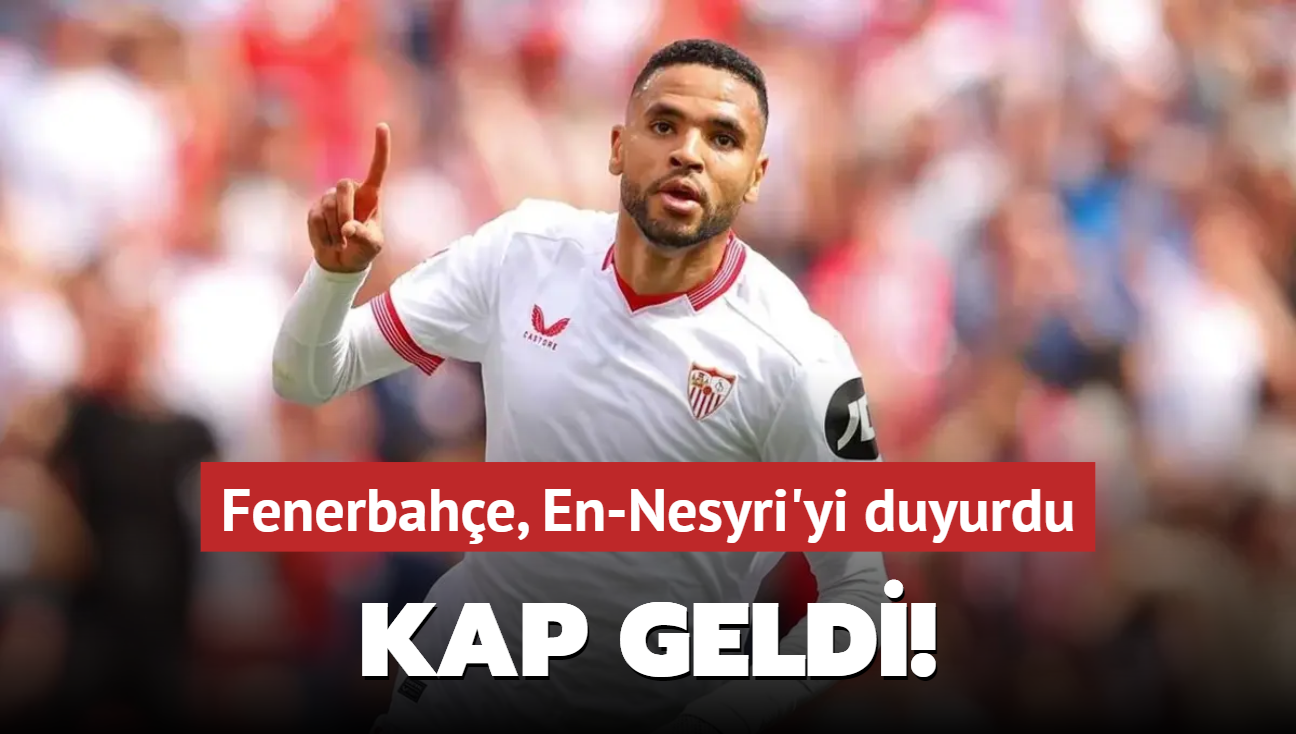 Ve KAP geldi! Fenerbahe, Youssef En-Nesyri'yi duyurdu