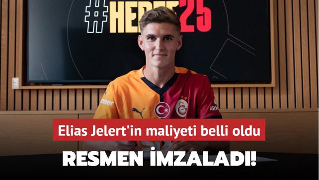 Resmen imzalad! Elias Jelert'in maliyeti belli oldu