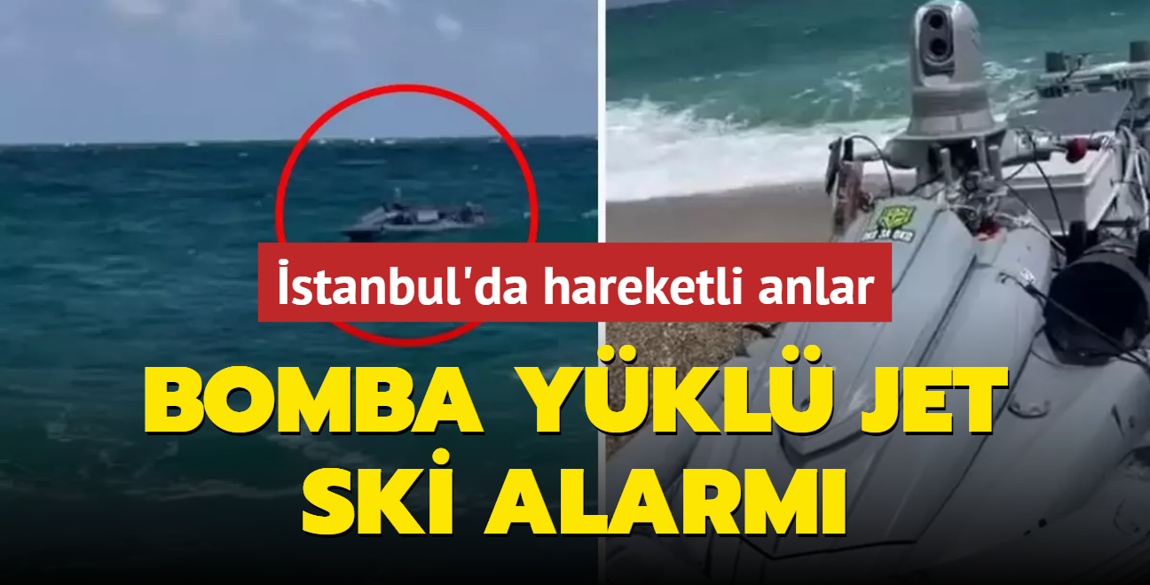 Patlayc ykl jet ski alarm! stanbul'da hareketli anlar