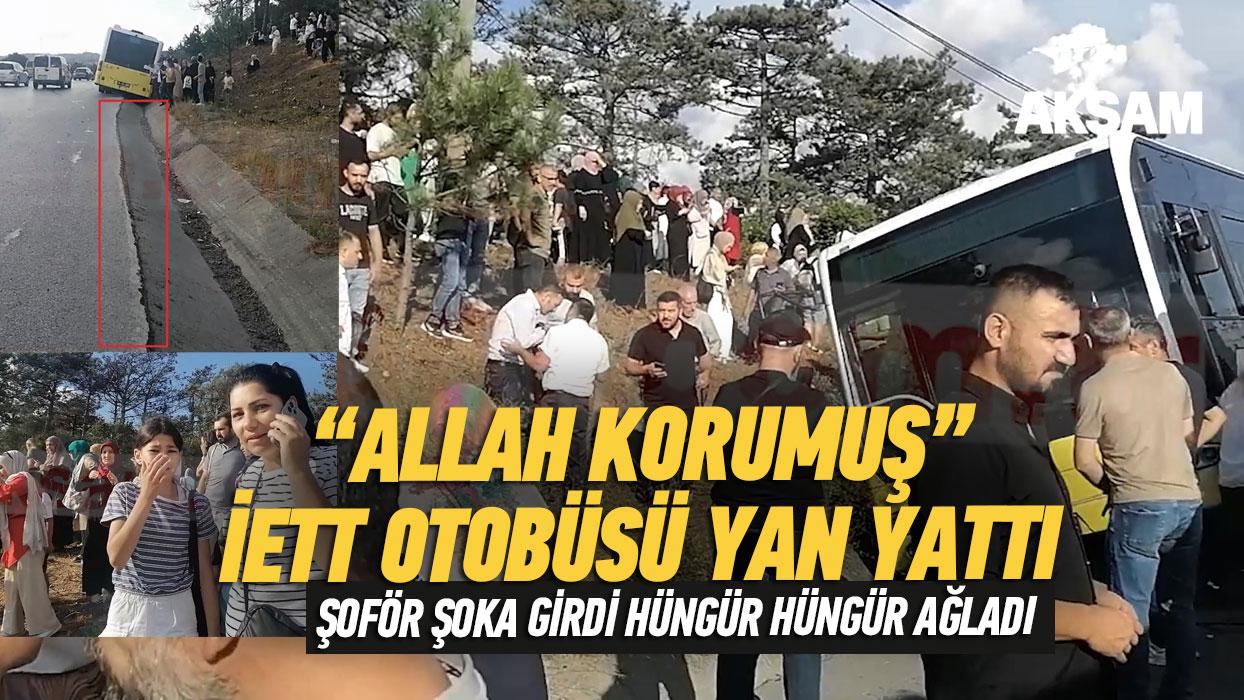 stanbul Havaliman  Arnavutky yolunda ETT otobs kaza yapt! ofr oka girdi