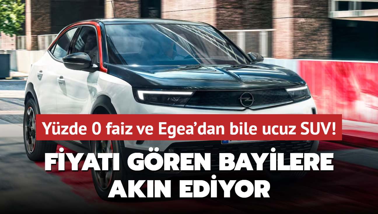 Opel olmaz dedirtti: Yzde 0 faiz ve Fiat Egea'dan bile ucuz! Fiyat gren bayilere akn ediyor...