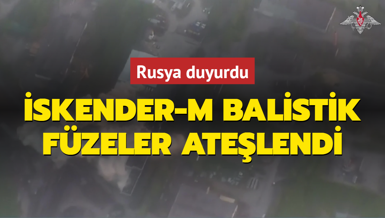 Rusya duyurdu: skender-M balistik fzeler atelendi