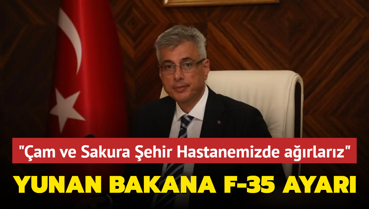 Salk Bakan Kemal Memiolu'ndan Yunan mevkidana F-35 yant