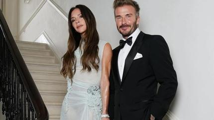 Victoria Beckham David Beckham'n paylat romantik fotoraf tiye ald