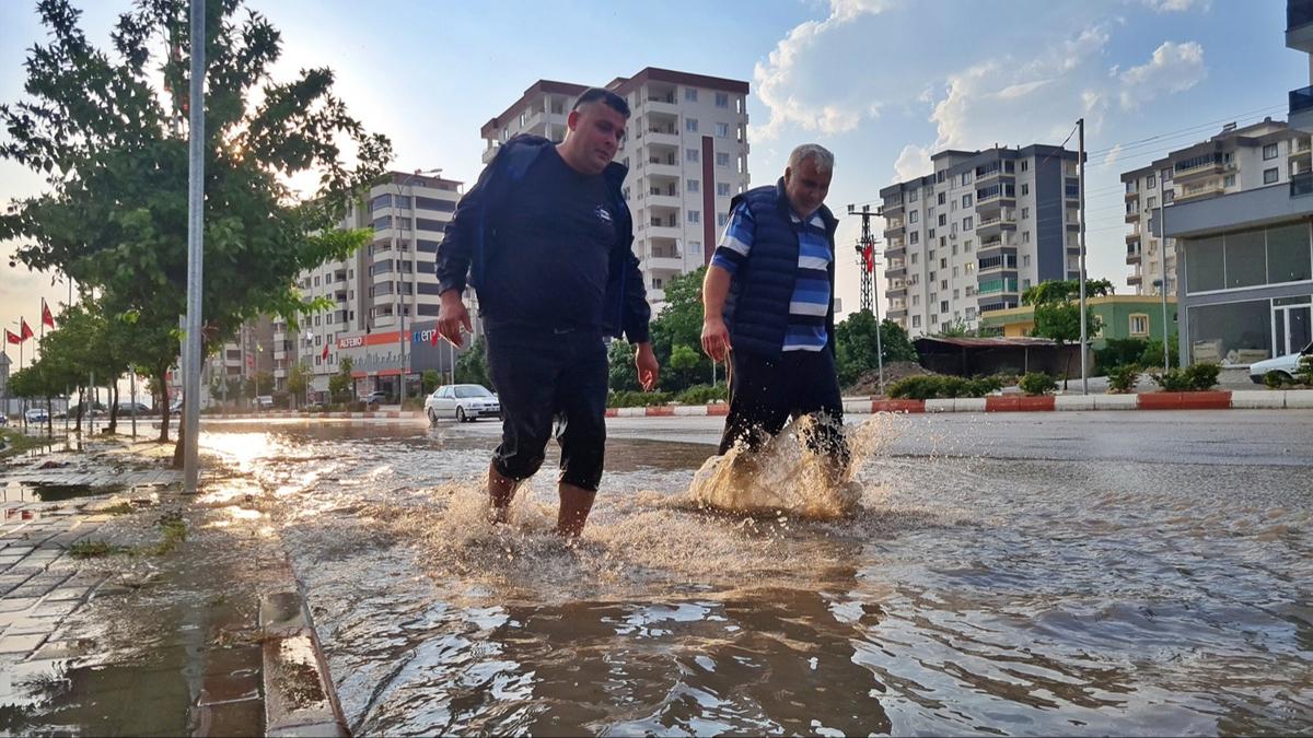 Osmaniye'de saanak hayat olumsuz etkiledi