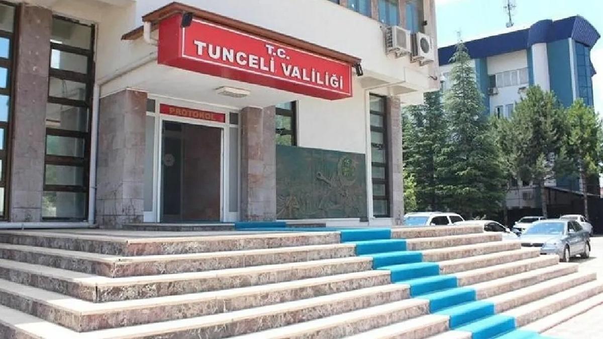 Tunceli Valilii duyurdu... Eylem ve etkinlikler izne baland