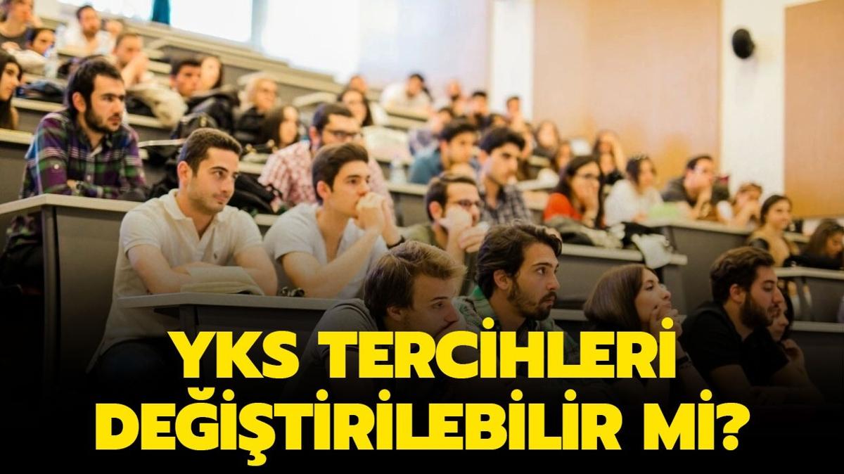 Tercihler onaylandktan sonra gncelleme yaplr m" YKS tercihleri deitirilebilir mi" 