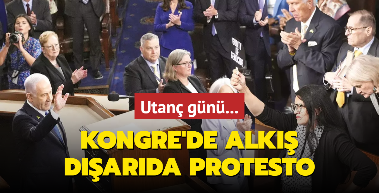 Utan gn... ABD Kongresi'nde alk, darda protesto