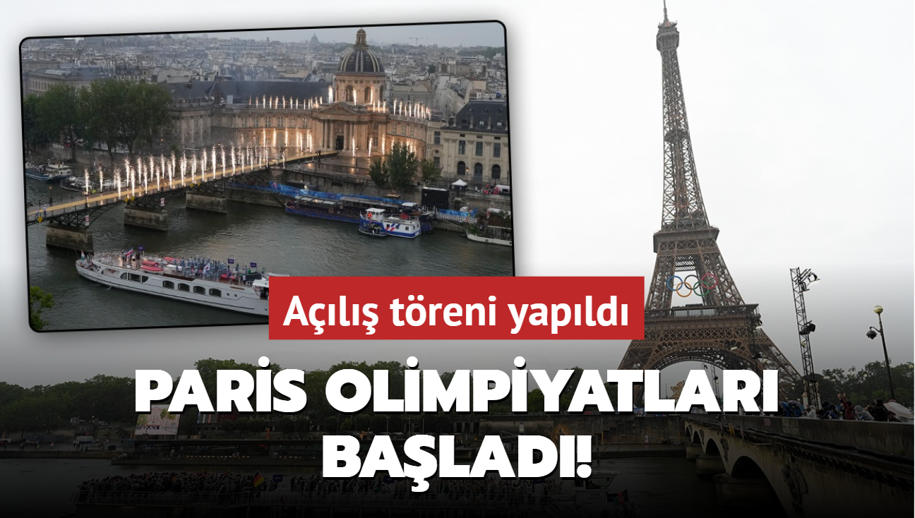 Paris Olimpiyatlar balad! Al treni yapld