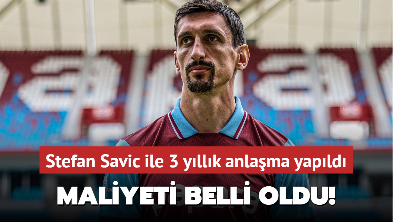 Maliyeti belli oldu! Stefan Savic ile 3 yllk anlama yapld