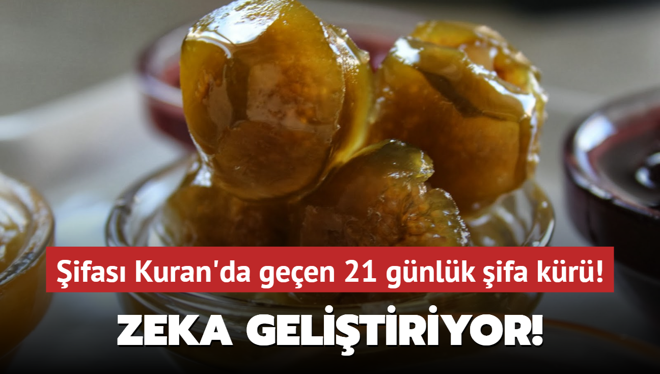 ifas Kuran'da geen 21 gnlk kr! Zeka geliiminde baklk takviyesine...