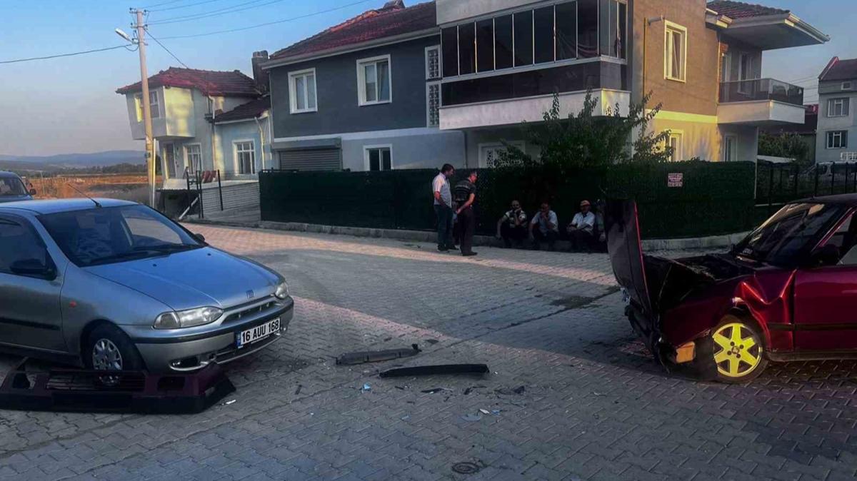 Ktahya'nn Tavanl ilesinde trafik kazas: 1 yaral