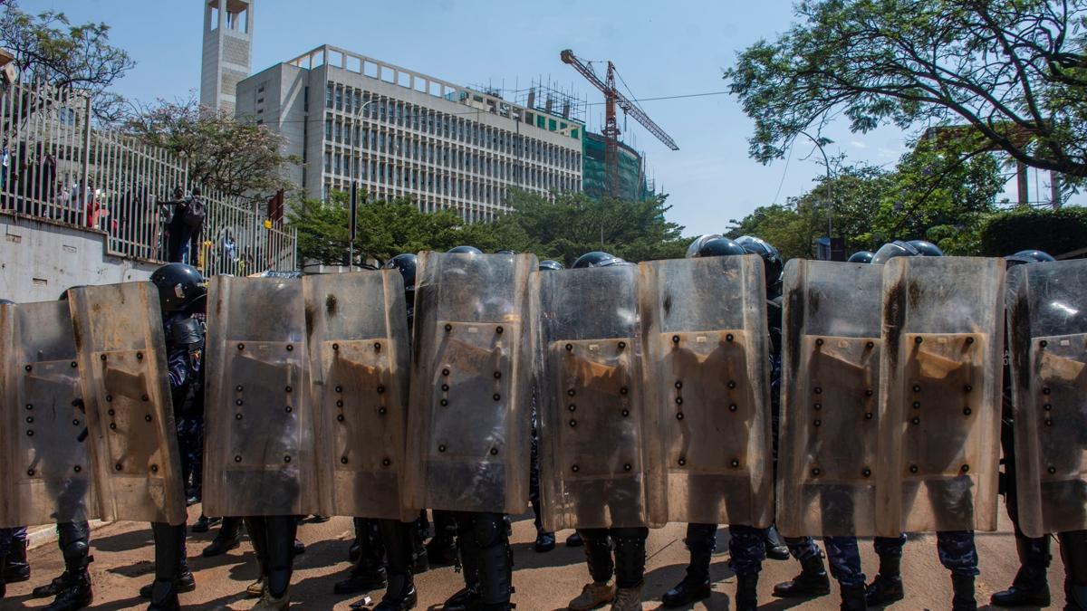 Uganda'daki protestolarda 70'den fazla kii gzaltnda