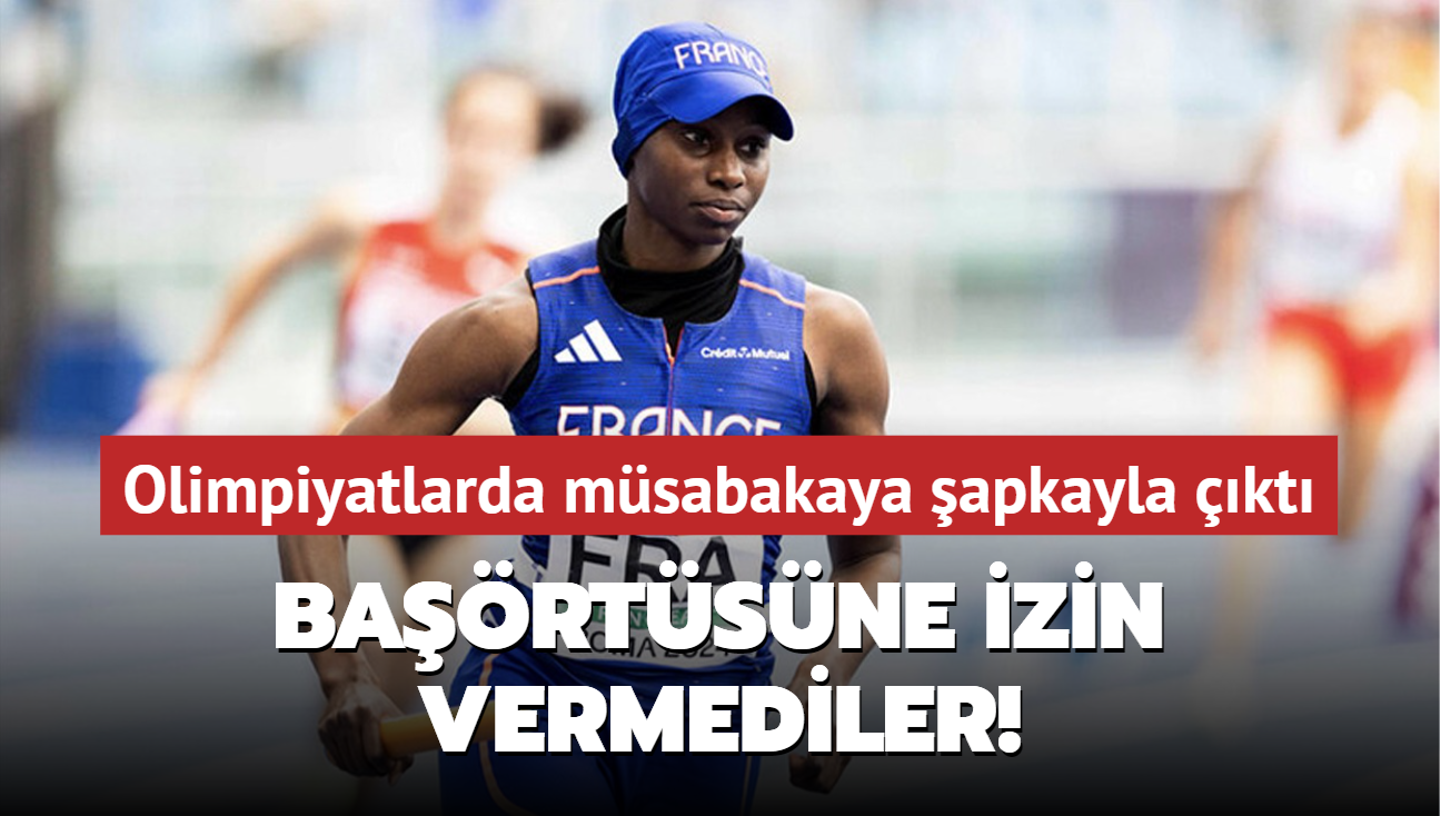 Bartsne izin vermediler! Olimpiyatlarda msabakaya apkayla kt