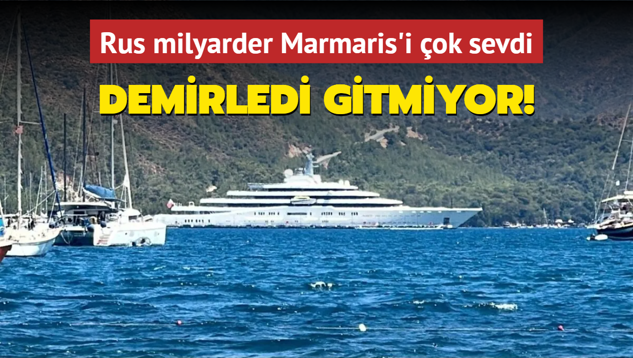 Rus oligark Abramovi'in yat 2 yldr Marmaris'te