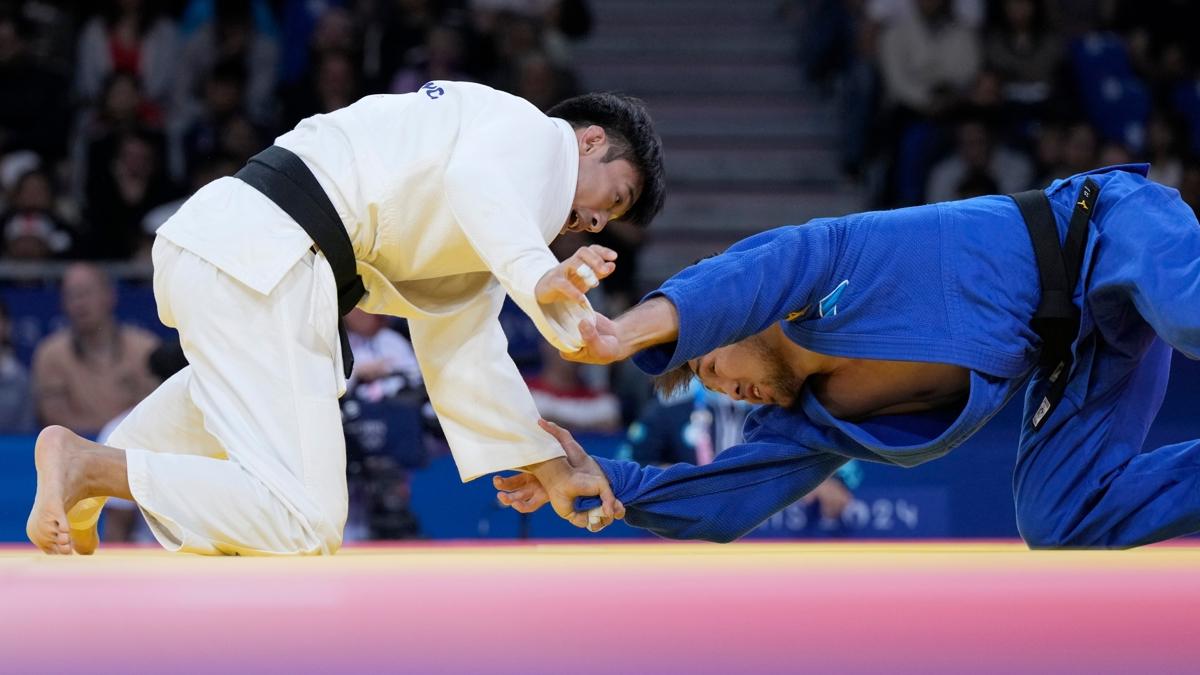 Erkekler judoda altn madalya Yeldos Smetov'un oldu