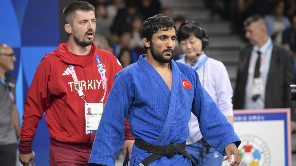 Paris Olimpiyatlarnda milli judocu Salih Yldz, final ansn kard