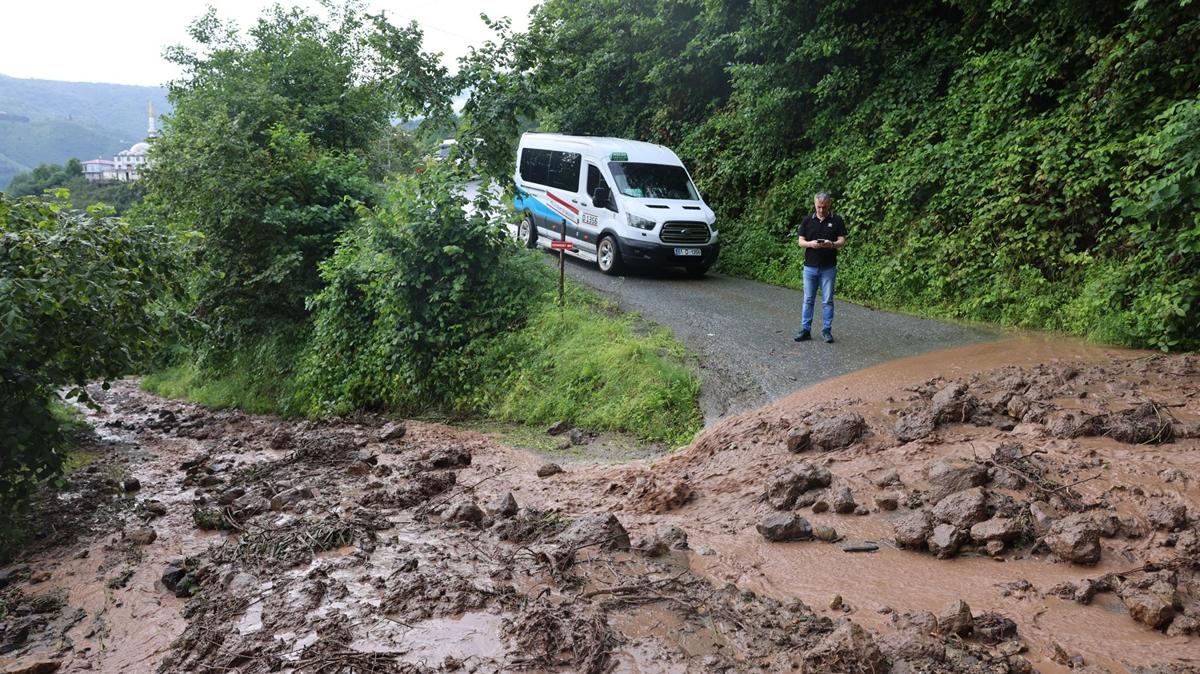 Trabzon'u saanak cadde ve yollar gle evirdi