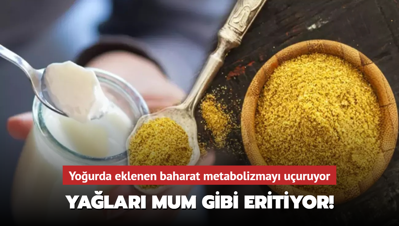 Yalar mum gibi eritiyor! Yourda eklenen baharat metabolizmay uuruyor