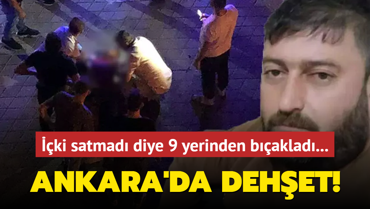 Dehete dren olay! Kendisine iki satmayan iletmeciyi 9 yerinden baklayarak ldrd