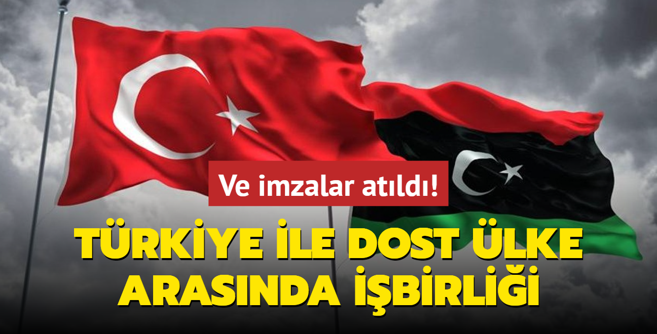 Ve imzalar resmen atld! Trkiye ile dost lke arasnda ibirlii