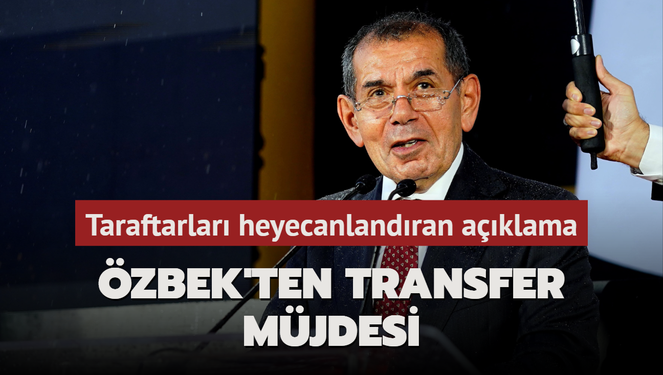 Dursun zbek'ten transfer mjdesi! Taraftarlar heyecanlandran aklama