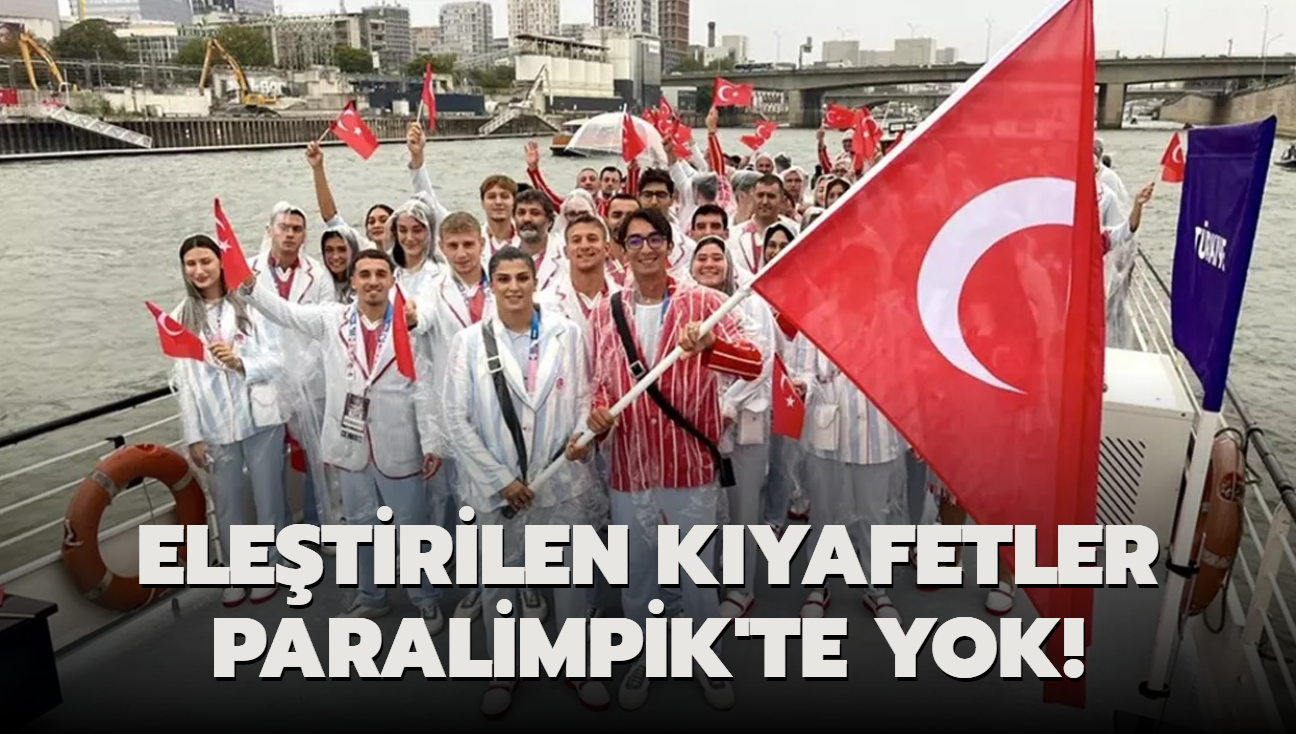 Eletirilen kyafetler Paralimpik'te yok!