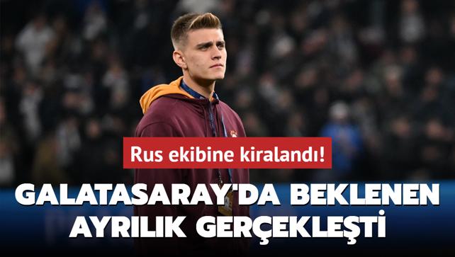 Galatasaray'da beklenen ayrlk gerekleti! Rus ekibine kiraland